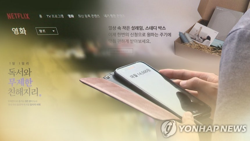 Subscription Economy (CG)
[Provided by Yonhap News TV]
