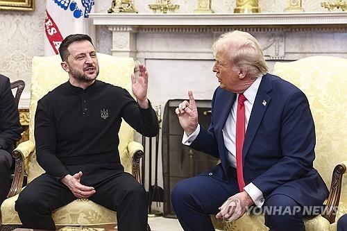 Zelensky和Trump[EPA Yonhap新聞新聞照片。轉售和DB禁止]