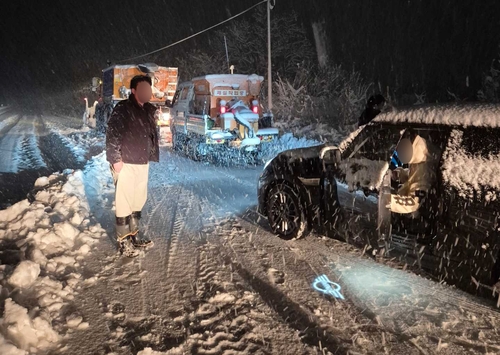 一個雪交通事故地點[甘旺特殊自我 - 政府定義總部。轉售和DB禁止]