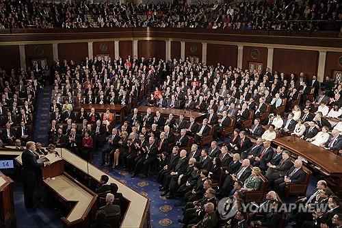2027年2月28日，第一個特朗普的第一個議會演講[ap yonhap新聞照片。轉售和DB禁止]