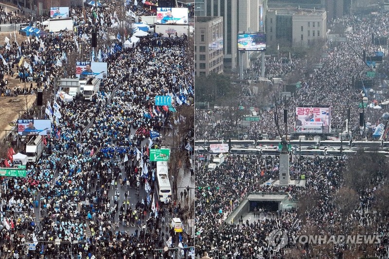 다가오는 尹<b>탄핵</b>심판 선고에 주말 대규모 <b>집회</b>…교통혼잡 예상
