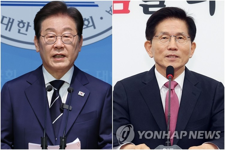 이재명 48.8%…김문수 10.9%, <b>한덕수</b> 8.6%, <b>한동훈</b> 6.2%[리얼미터]