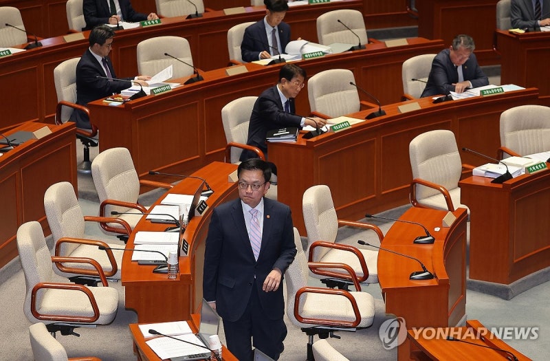 <b>예결위</b> 참석한 <b>최상목 부총리</b>