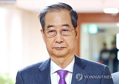 한덕수 대통령 권한대행 국무총리
 [연합뉴스 자료사진]