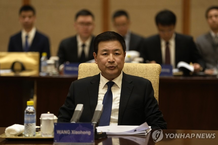 왕샤오훙 중국 공안부장 [EPA 연합뉴스 자료사진.재판매 및 DB 금지]