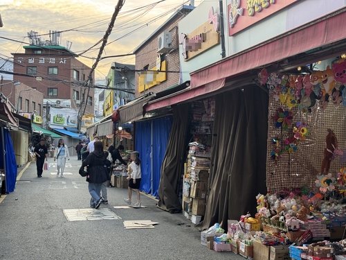 한산한 창신동 문구거리
[촬영 장보인]