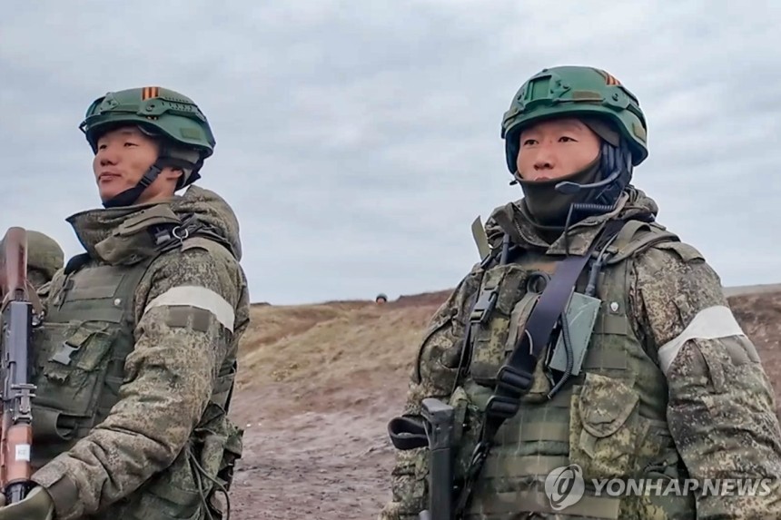 쿠르스크에 파병된 북한군 [타스=연합뉴스 자료사진.재판매 및 DB 금지]