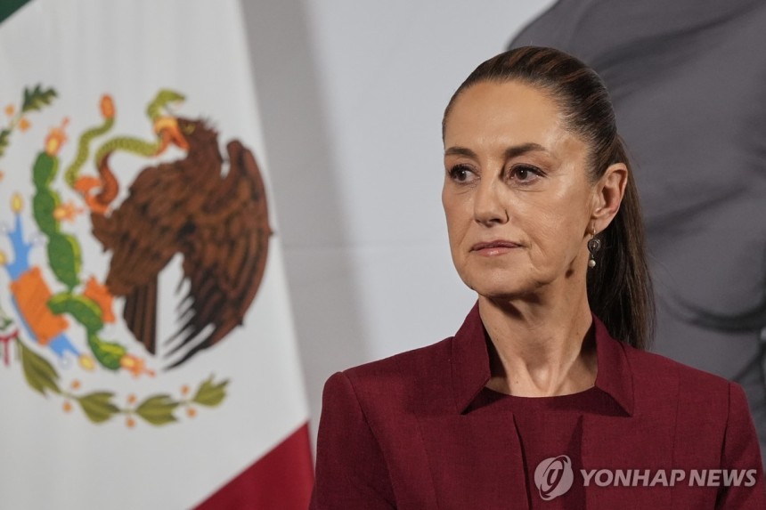 클라우디아 셰인바움 멕시코 대통령
[AP 연합뉴스 자료사진. 재판매 및 DB 금지]