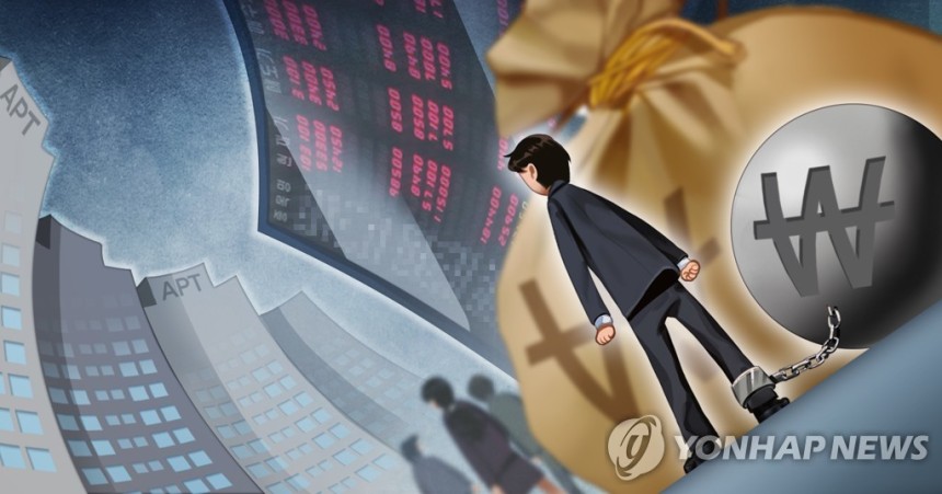 개인투자자 '영끌','빚투' (PG) [장현경 제작] 일러스트