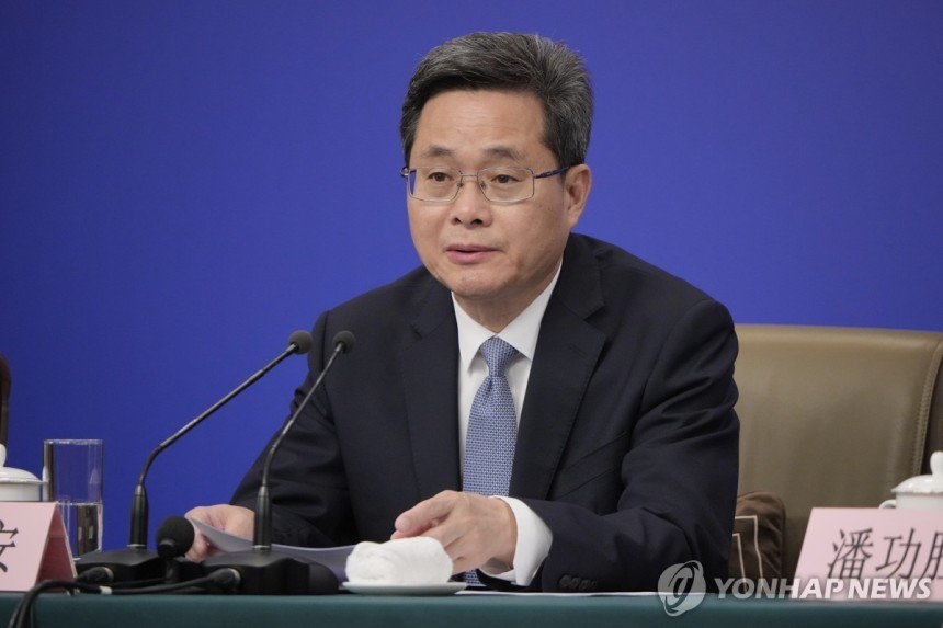 란포안 중국 재정부장 [AP 연합뉴스 자료사진.재판매 및 DB 금지]