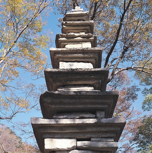 보물 '공주 청량사지 칠층석탑' 탑신 전체 [국가유산청 국가유산포털 제공.재판매 및 DB 금지]
