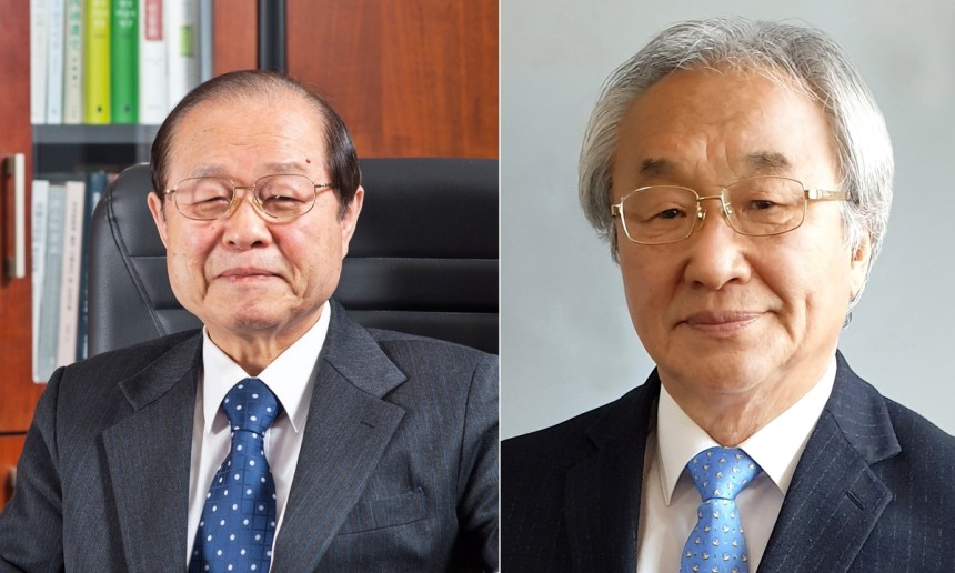안휘준 서울대 명예교수(왼쪽)와 윤열수 가회민화박물관장 [국외소재문화유산재단·한국박물관협회 제공.재판매 및 DB 금지]