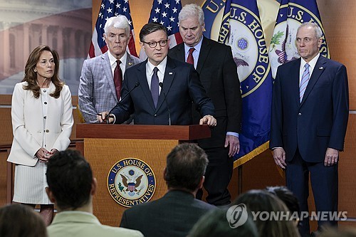 미국 하원 공화당 지도부 [EPA 연합뉴스 자료사진.재판매 및 DB 금지]