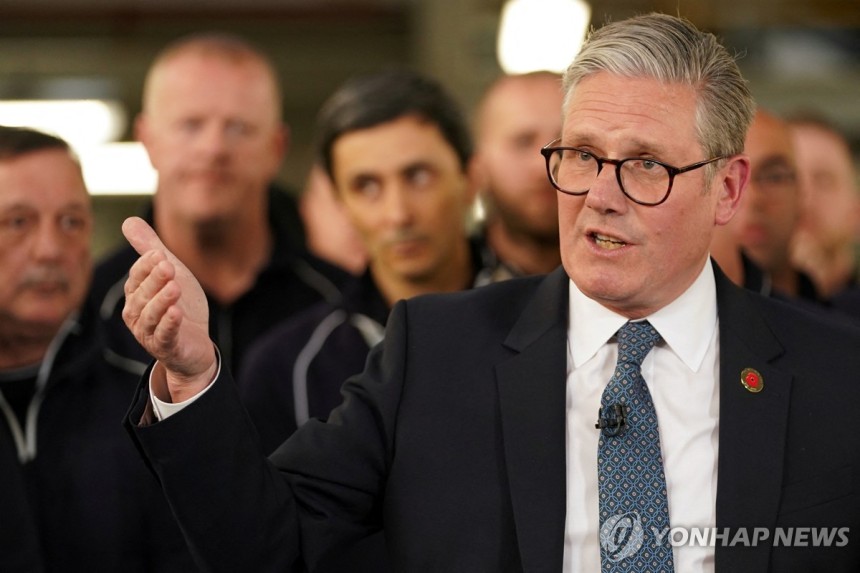 연설하는 스타머 총리 [로이터 연합뉴스]