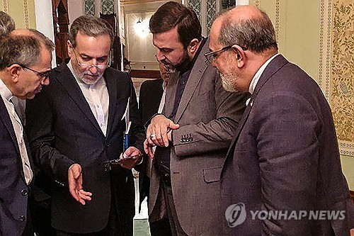 이란측 협상 대표단
[AFP 연합뉴스 자료사진. 재판매 및 DB 금지]
