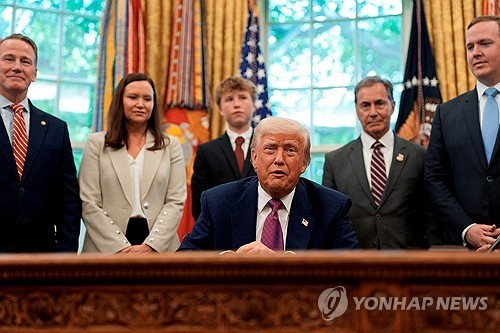 도널드 트럼프 미국 대통령 [워싱턴 로이터=연합뉴스.재판매 및 DB 금지]