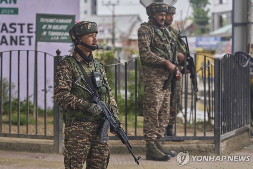 인도군 [AP 연합뉴스 자료사진.재배포 및 판매 금지]