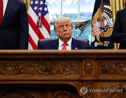 도널드 트럼프 미국 대통령 [로이터 연합뉴스 자료사진.재판매 및 DB 금지]
