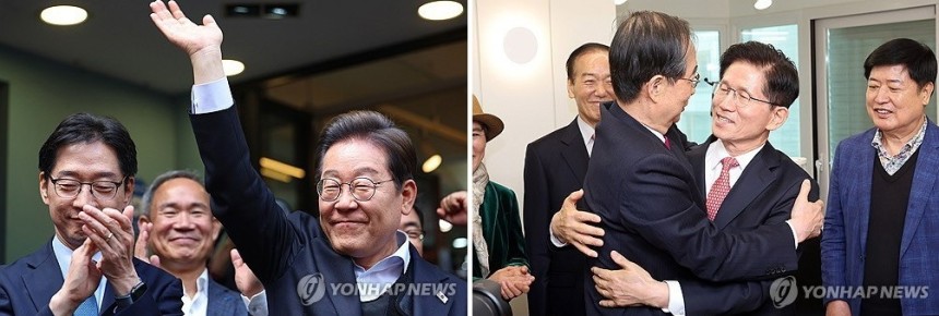 더불어민주당 이재명 후보·국민의힘 김문수 후보 [연합뉴스 자료사진.재판매 및 DB 금지]