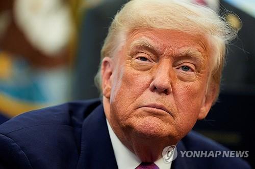 도널드 트럼프 미국 대통령 [로이터=연합뉴스 자료사진.재판매 및 DB 금지]