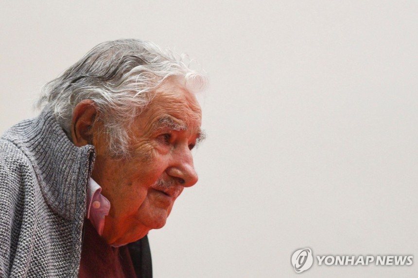 2024년 4월 식도암 발병 사실 알리는 호세 무히카 우루과이 전 대통령
[AFP 연합뉴스 자료사진. 재판매 및 DB 금지]