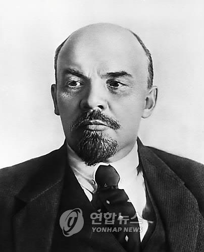 러시아혁명 직후인 1918년 당시 레닌
[연합뉴스 사진]