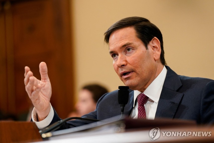 루비오 미국 국무부 장관
[로이터 연합뉴스 자료사진. 재판매 및 DB 금지]
