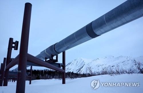 알래스카의 원유 수송 파이프라인
[AFP=연합뉴스 자료사진]