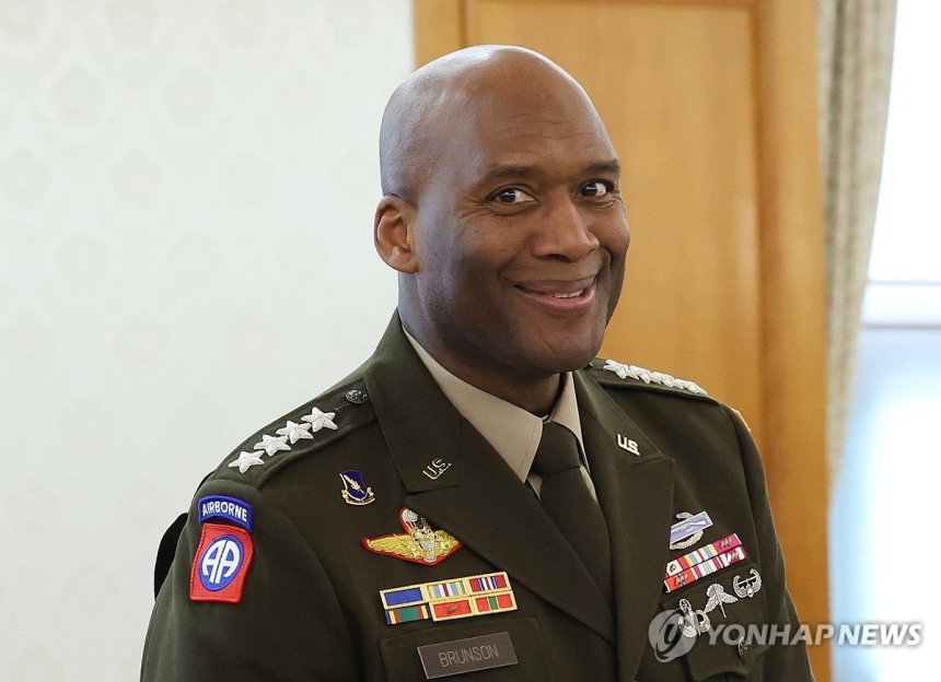 브런슨 주한미군사령관
[대통령실통신사진기자단]