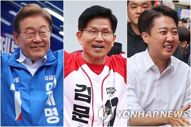 이재명·김문수·이준석, 요동치는 지지율에 '<b>프레임 전쟁</b>' 가열