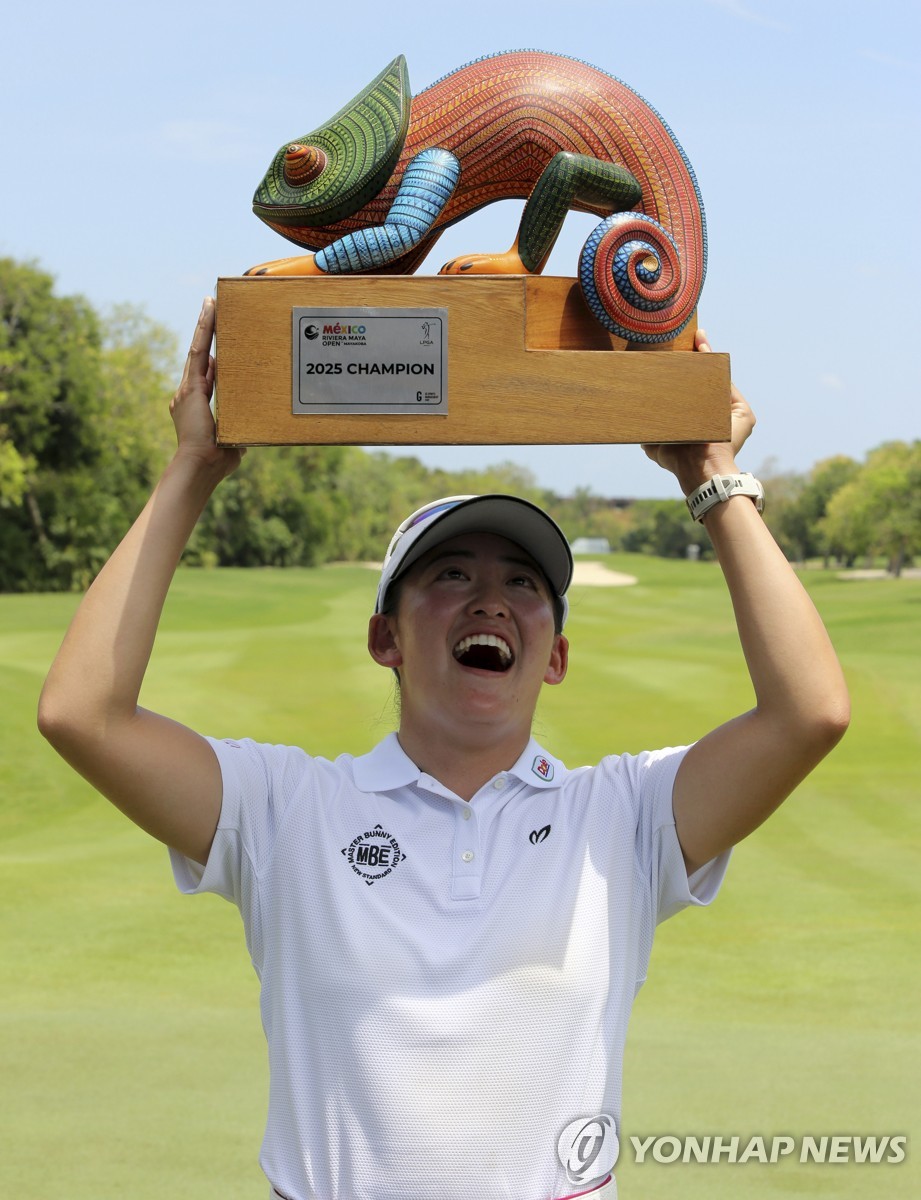 강혜지, LPGA 멕시코 오픈 3위…<b>우승</b>은 일본 신인 <b>이와이 치사토</b>