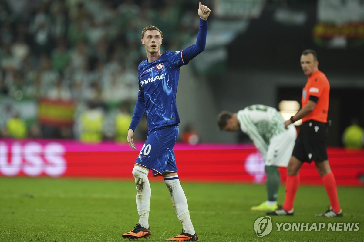 <b>첼시</b>, 후반전 4골 폭발…레알 베티스 꺾고 <b>UECL</b> 정상