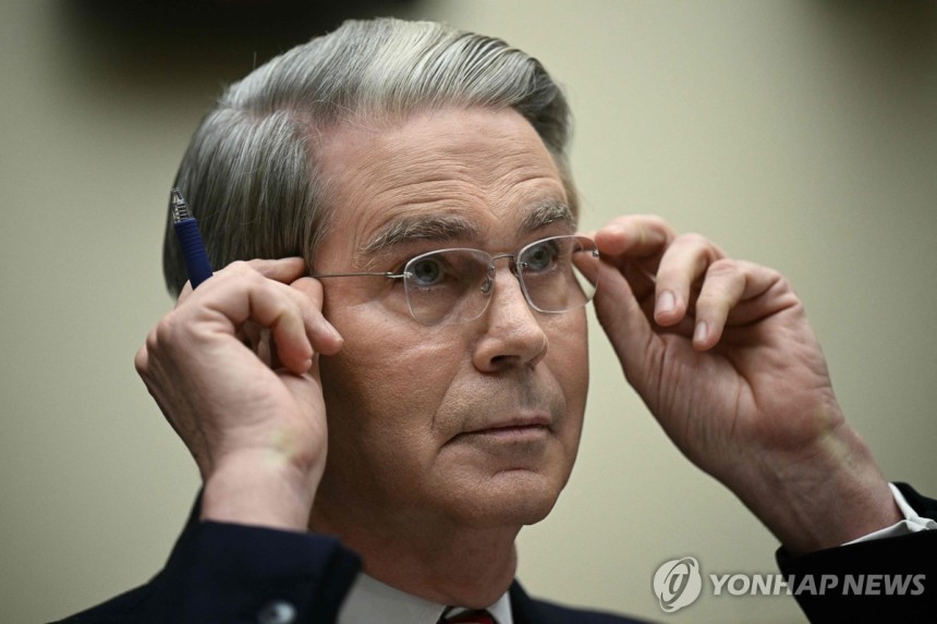 베선트 미국 재무부 장관
[AFP 연합뉴스 자료사진. 재판매 및 DB 금지]
