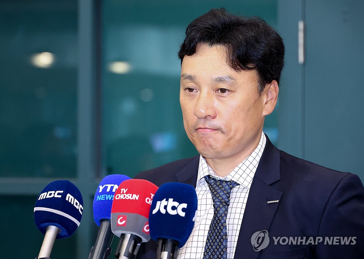 프로야구 <b>두산</b> 이승엽 감독, 계약 기간 못 채우고 중도 퇴진(종합)