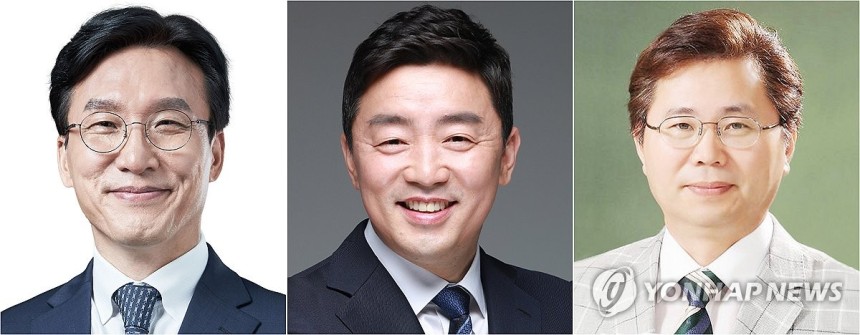 새정부 총리에 김민석 내정·비서실장에는 강훈식
(서울=연합뉴스) 이재명 대통령이 새 정부의 초대 국무총리로 민주당 김민석 최고위원(왼쪽)을 내정한 것으로 4일 알려졌다. 대통령실 비서실장에는 민주당 강훈식 의원(가운