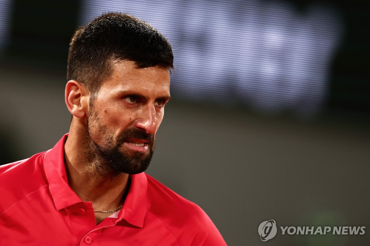 신네르 vs <b>조코비치</b>, <b>프랑스오픈</b> 테니스 단식 <b>4강</b>서 <b>맞대결</b>