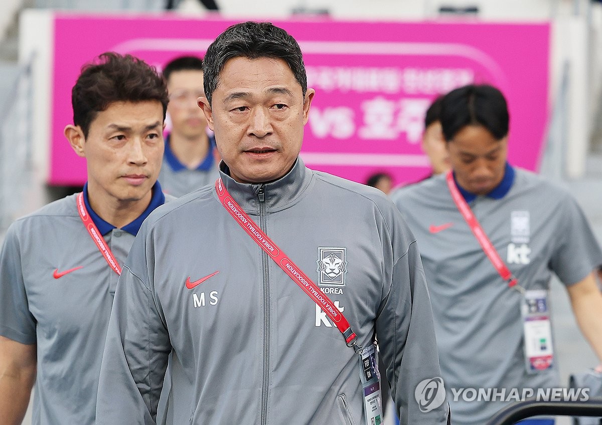 U-22 축구대표팀, <b>이민성 감독 데뷔전</b>서 호주와 0-0 무승부