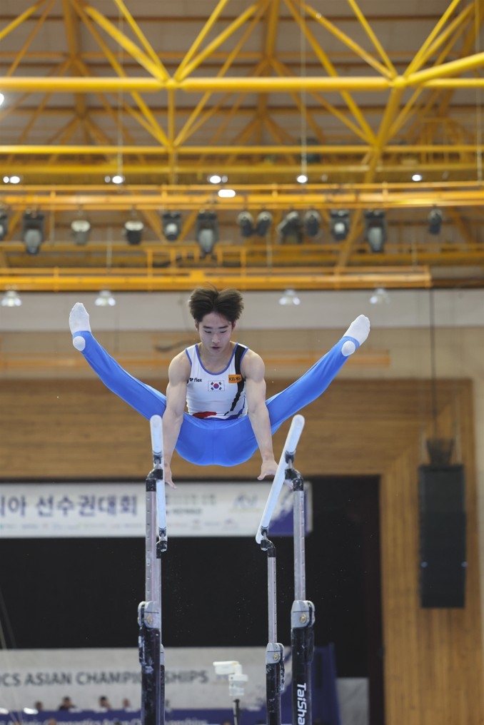 <b>체조</b> 허웅, <b>아시아선수권</b> 안마 <b>은메달</b>…문건영은 마루 동메달