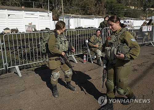 이스라엘 여군
[UPI=연합뉴스 자료사진] 