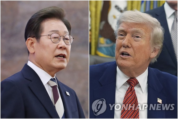 이재명 대통령(왼쪽)-트럼프 미국 대통령
[AP=연합뉴스·연합뉴스 자료사진. 재판매 및 DB 금지]