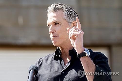뉴섬 캘리포니아 주지사
[AP 연합뉴스 자료사진 재판매 및 DB금지]
