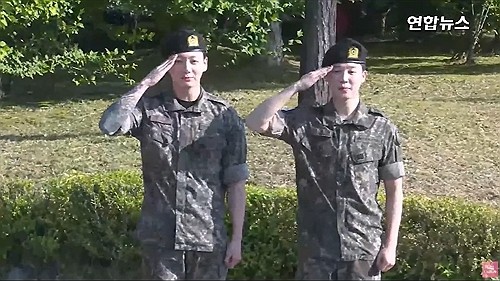 BTS <b>지민</b>·<b>정국</b> <b>전역</b> "군대 쉽지 않은 곳…기다려줘 감사"