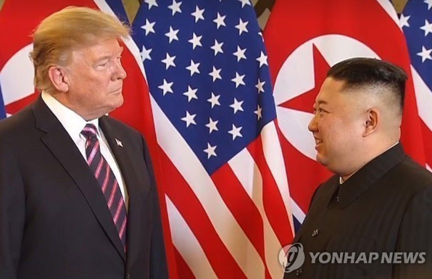 트럼프와 김정은(2019년)
[EPA/STR VIETNAM=연합뉴스 자료사진]