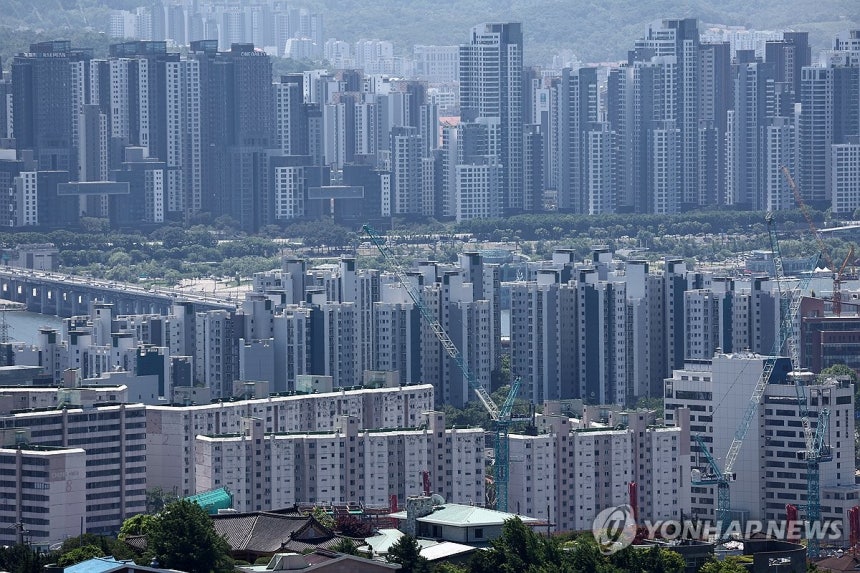 서울 시내 아파트 모습
[연합뉴스 자료사진]