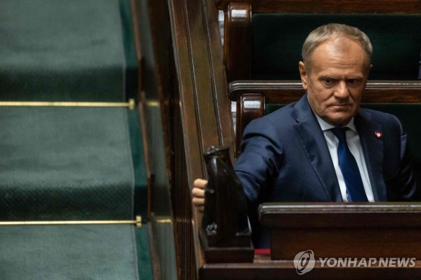 도날트 투스크 폴란드 총리
[AFP 연합뉴스. 재판매 및 DB 금지]