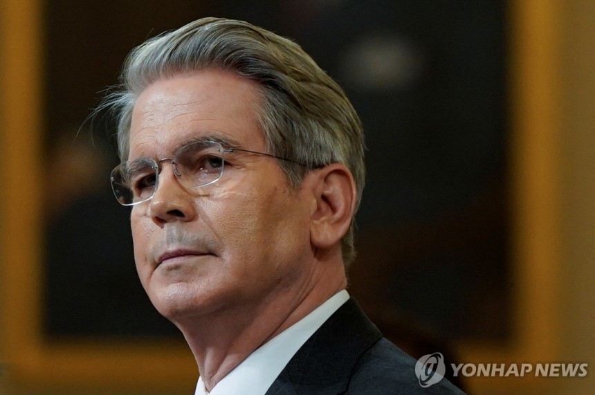 베선트 미국 재무부 장관
[로이터 연합뉴스 자료사진. 재판매 및 DB 금지]
