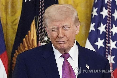 트럼프 미국 대통령
[워싱턴 AP=연합뉴스 재판매 및 DB금지]
