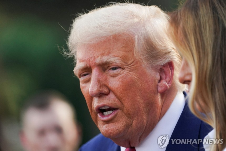 도널드 트럼프 미국 대통령
[로이터=연합뉴스]