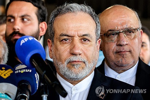 압바스 아락치 이란 외무장관 
[AFP 연합뉴스 자료사진. 재판매 및 DB 금지