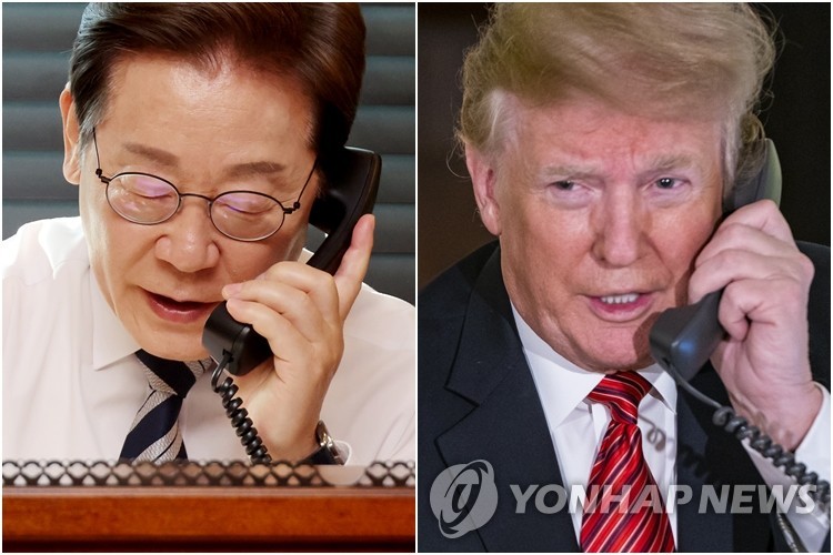 이재명 대통령(왼쪽)-트럼프 미국 대통령
[EPA=연합뉴스·연합뉴스 자료사진. 재판매 및 DB 금지]